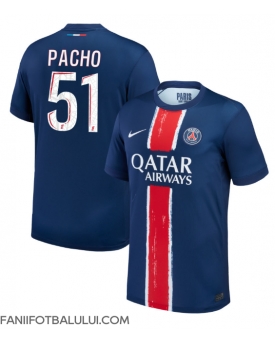 Paris Saint-Germain Willian Pacho #51 Tricou Fotbal Replică 2024-25 Barbati Acasa